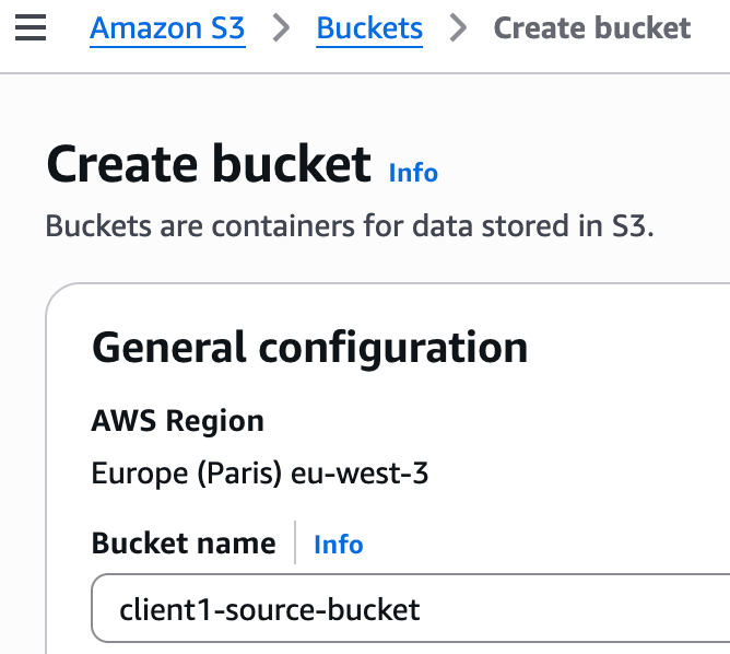 Setup 1/2: Create S3 Bucket and Data Exports – 1. Creation of the S3 bucket