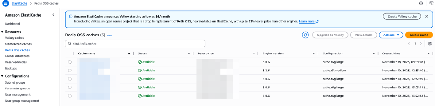 ElastiCache: Redis to Valkey – How to identify?
