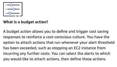 AWS Budgets – AWS Budgets allows you to…
