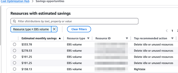 Volumes EBS – Comment identifier ?