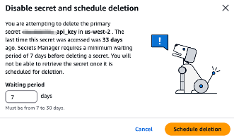 Secrets inutilisés (Secrets Manager) – Comment corriger cela ?