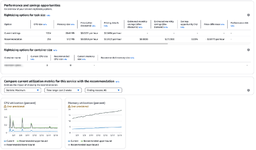 Redimensionner ECS – Comment identifier ?