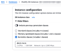 Redimensionner RDS – Comment corriger ?